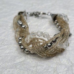 Chunky Beaded Bracelet-Stylish bracelet-Cocktail bracelet